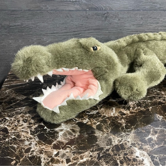 1998 Wildlife Artist Conservation Collection Realistic Crocodile Stuffed - Picture 4 of 7
